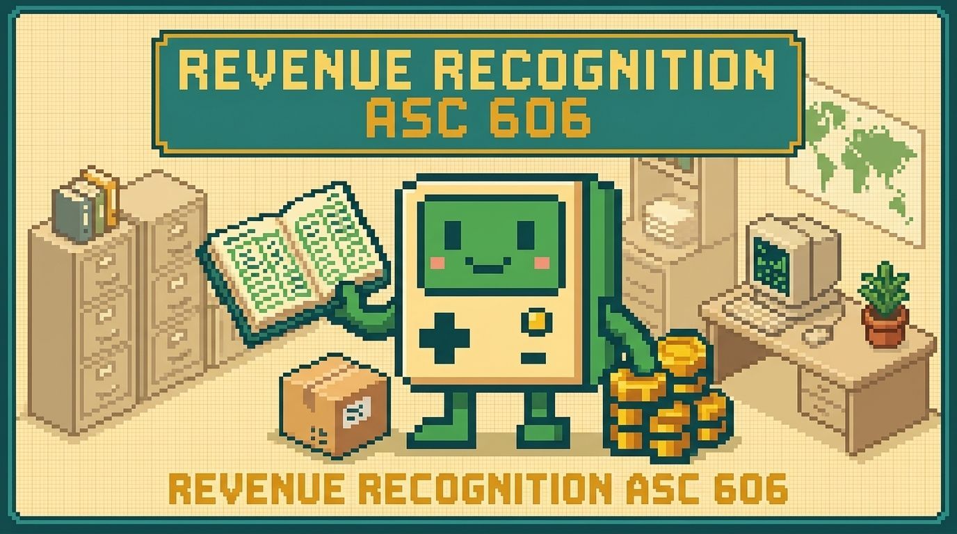 Illustration showing revenue recognition asc 606 concepts — Revenue Recognition ASC 606 for Shopify DTC Brands by Ottit