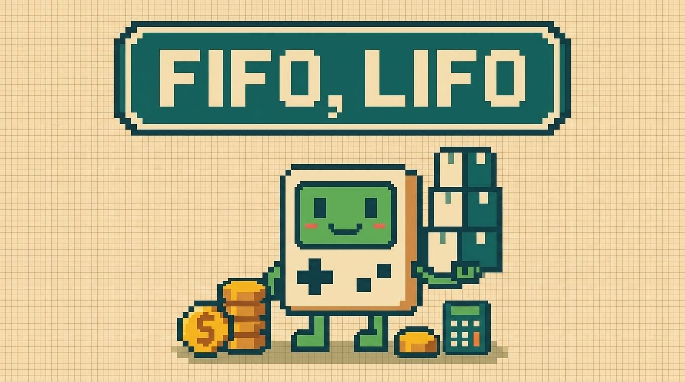 Illustration showing shopify inventory accounting methods concepts — Shopify Inventory Accounting Methods FIFO, LIFO, and Weighted Average by Ottit