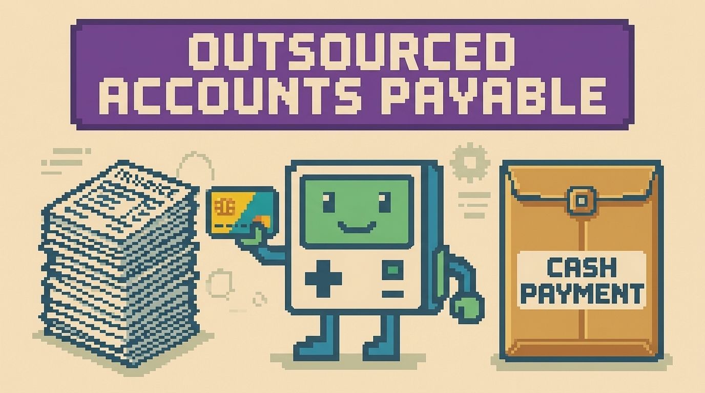 Illustration showing outsourced accounts payable concepts — Outsourced Accounts Payable for Shopify Real Options by Ottit
