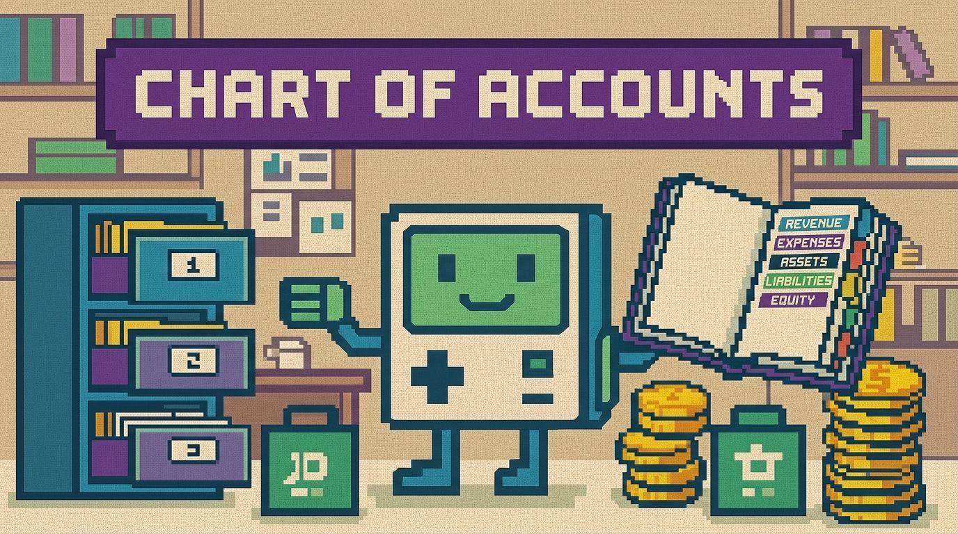 Illustration showing chart of accounts examples concepts — Chart of Accounts Examples The Shopify-Native Playbook by Ottit