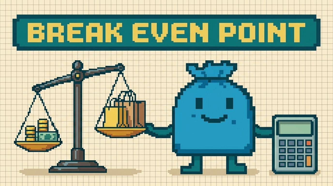 Illustration showing break even point concepts — Break Even Point for Shopify Brands The Real Formula by Ottit