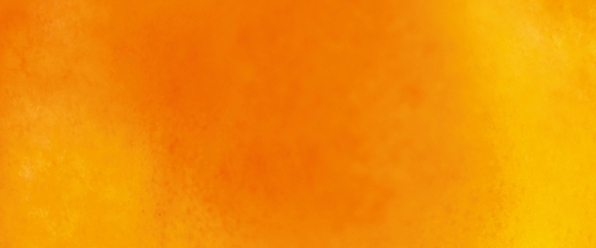 Orangegelber Hintergrund, bei dem die beiden Farben unterschiedlich hell und dunkel sind und damit eine leichte Struktur, ähnlich wie auf einer Orange, erzeugen.