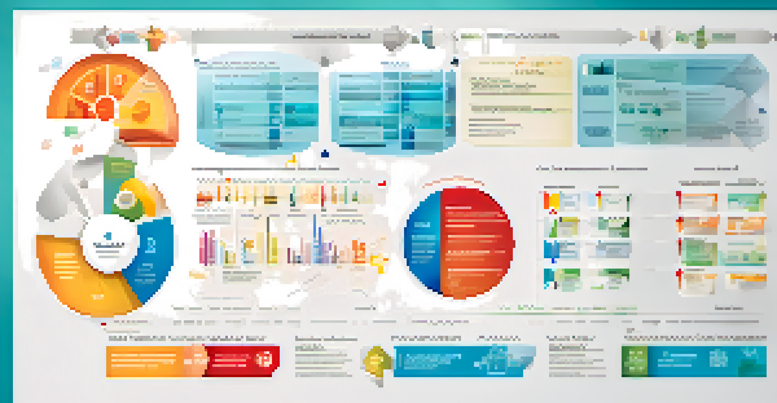 Infographic showing factors influencing drug costs with colorful icons and charts.