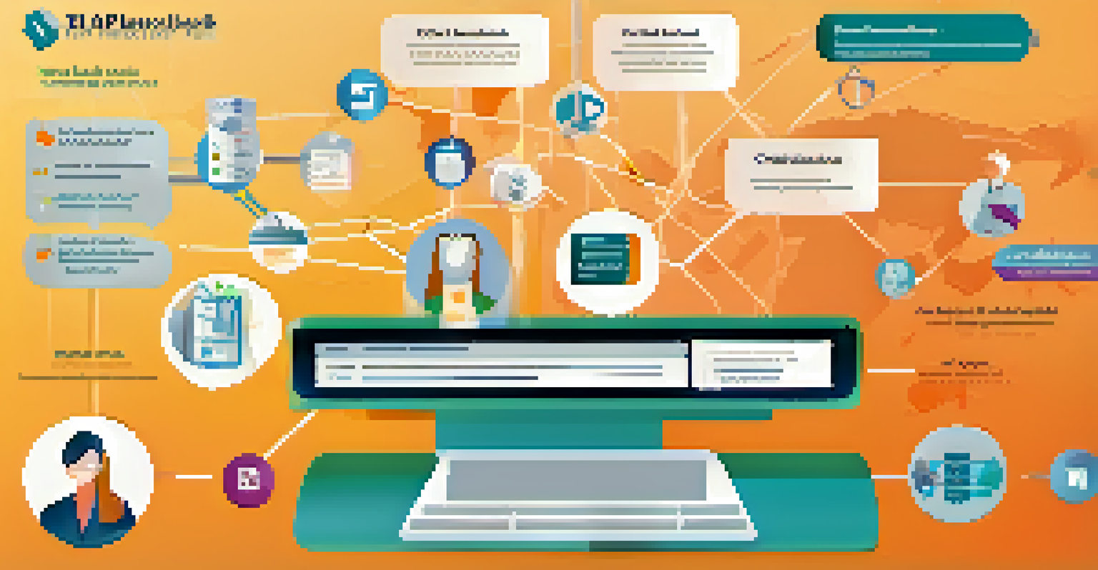 An infographic showing key regulations and guidelines in telehealth, featuring icons for HIPAA and CMS.