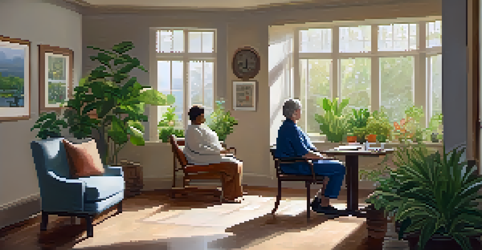 A healthcare professional and a patient discussing a personalized health plan in a warm, inviting indoor setting filled with natural light.