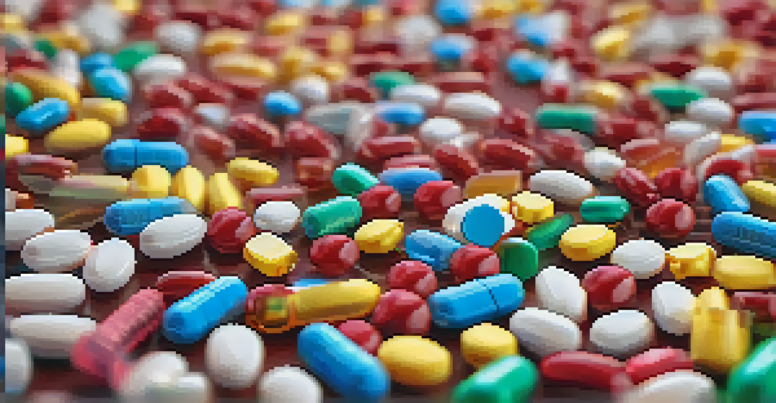 A visual comparison between traditional drug delivery methods and modern smart hydrogels, with contrasting colors representing innovation.