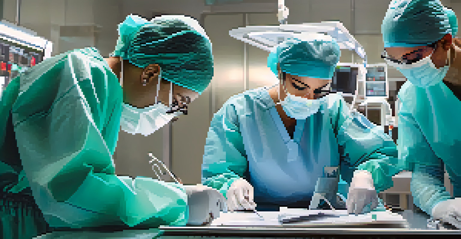A surgical checklist being used in an operating room, highlighting the importance of safety protocols in healthcare.
