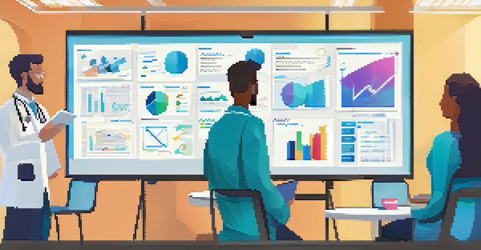 A collaborative meeting in a conference room with healthcare providers and technology developers discussing digital therapeutics integration.