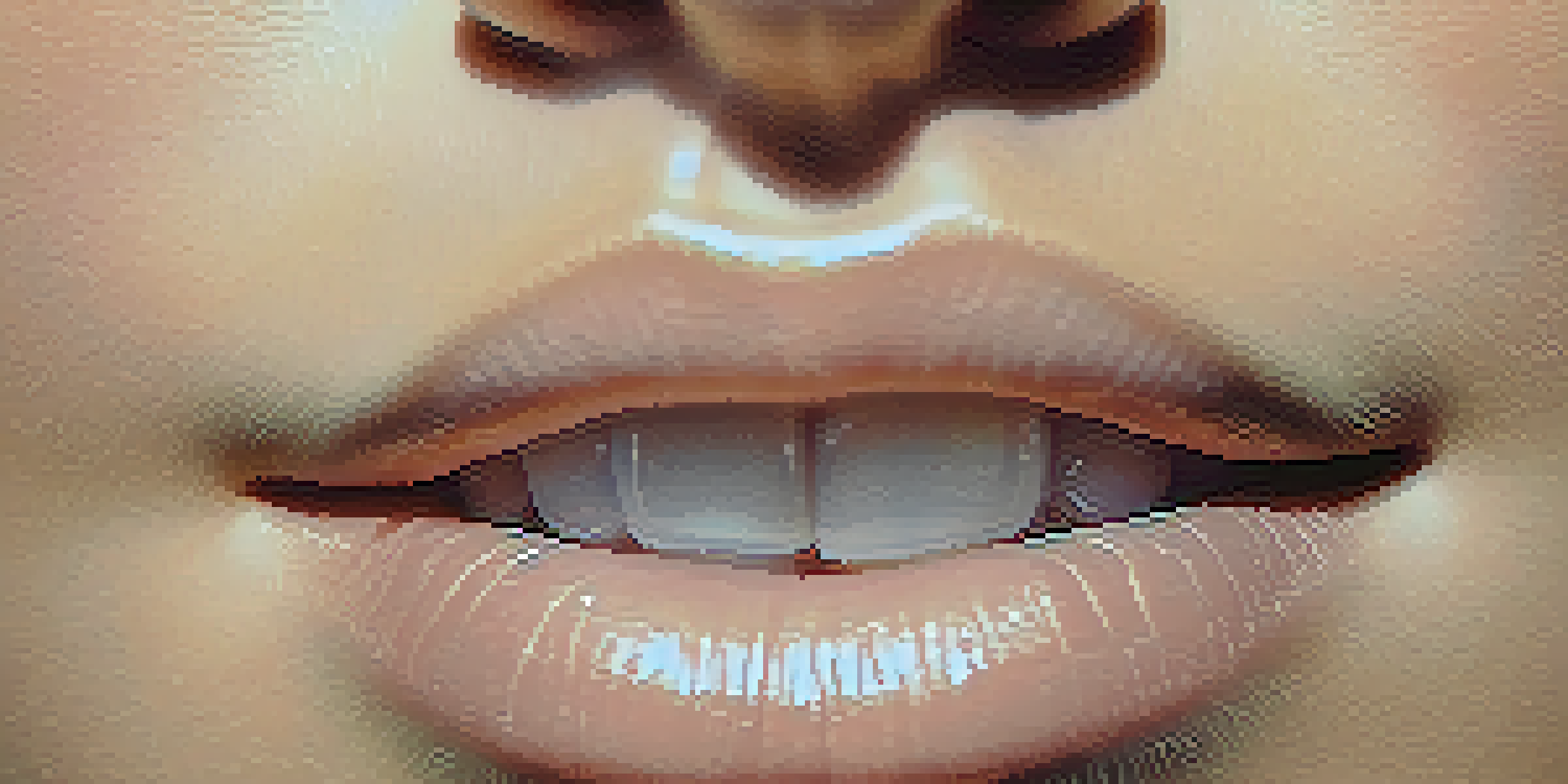 Close-up image of healthy human skin showing its texture and natural glow with a soft pastel background.