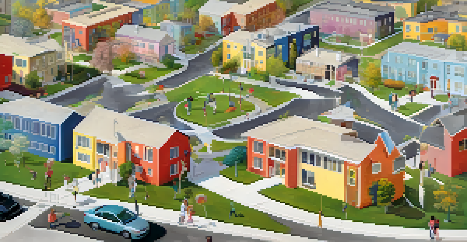 A diagram showing the social determinants of health, including housing, education, and healthcare access connected by arrows.