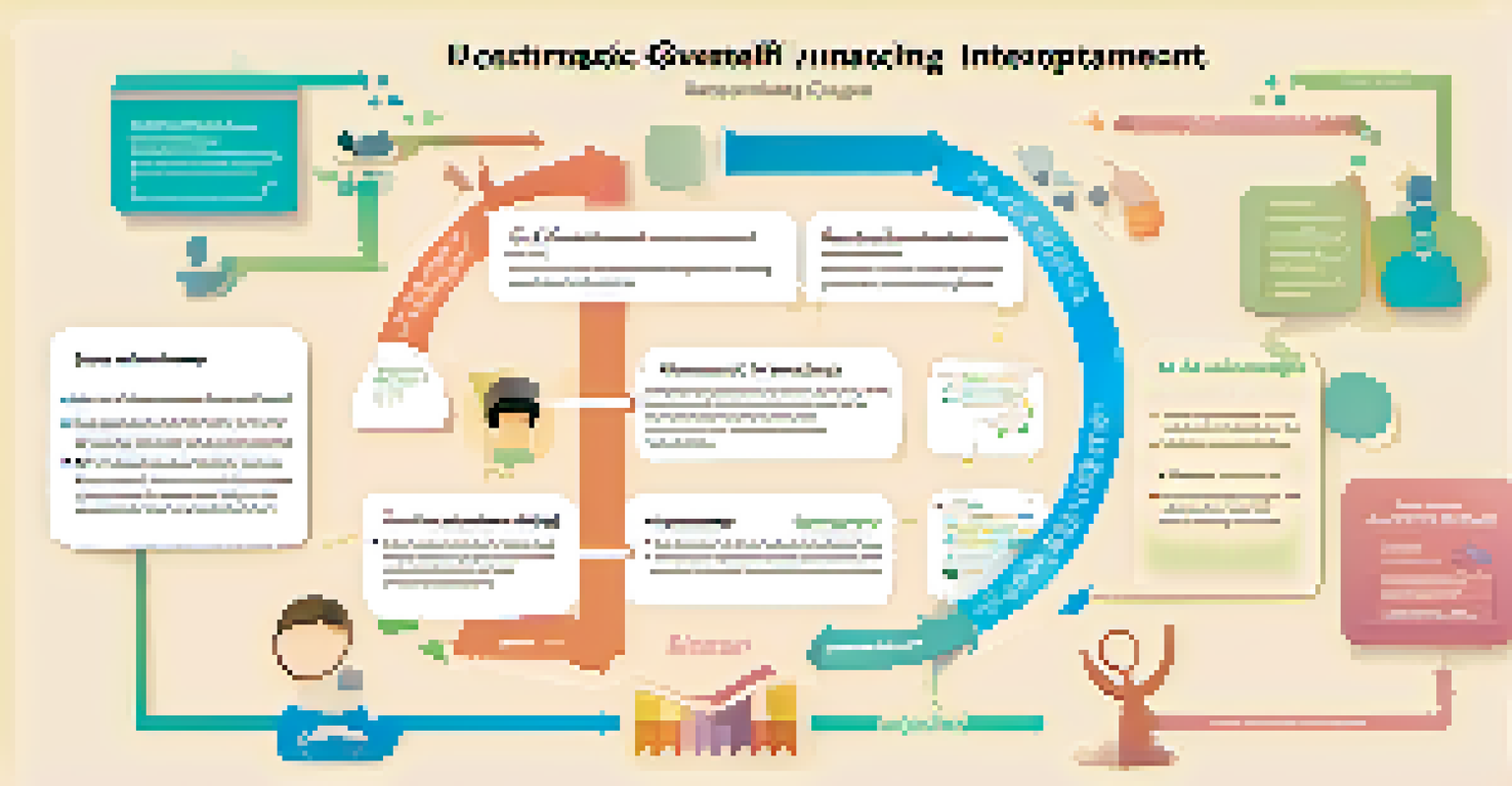 An infographic illustrating the genetic counseling process with colorful icons and a flowchart layout.