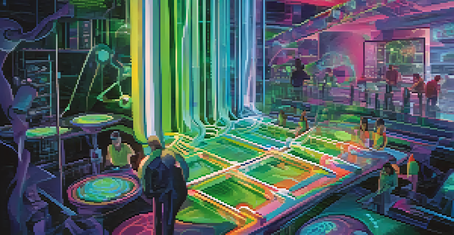 A stylized representation of genes being edited with CRISPR technology, featuring glowing double helix and digital interface.