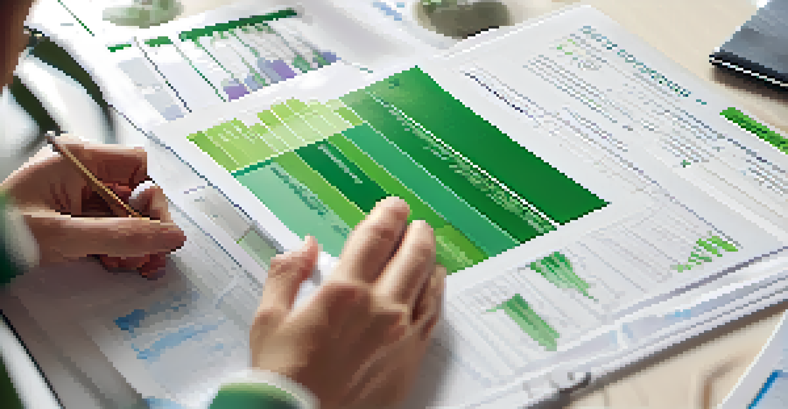 A close-up of a genetic counselor's hands holding a genetic testing report, with a comforting office background.