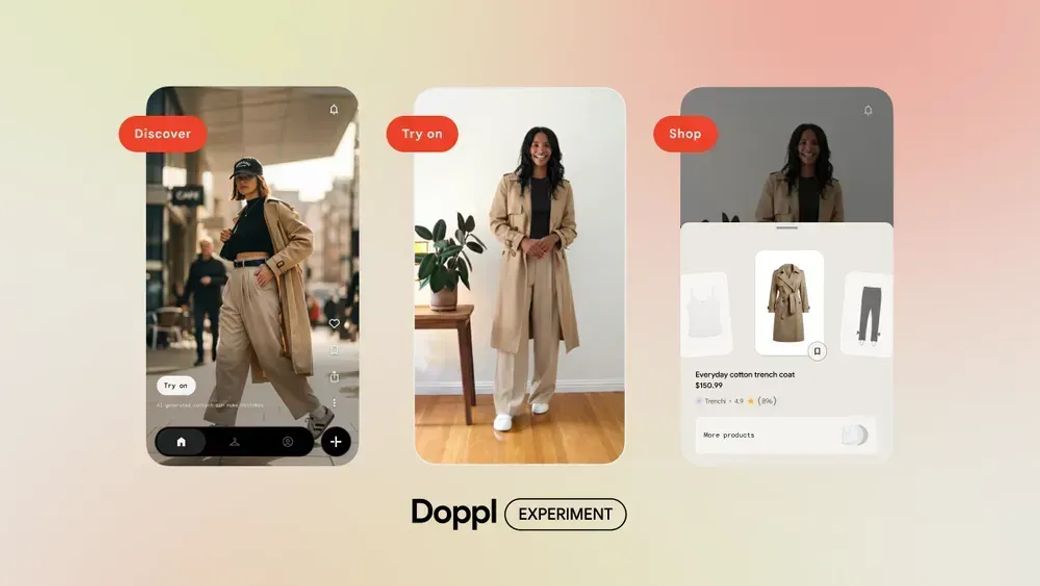 Google's Doppl launches 'shoppable' feed to its AI fashion app