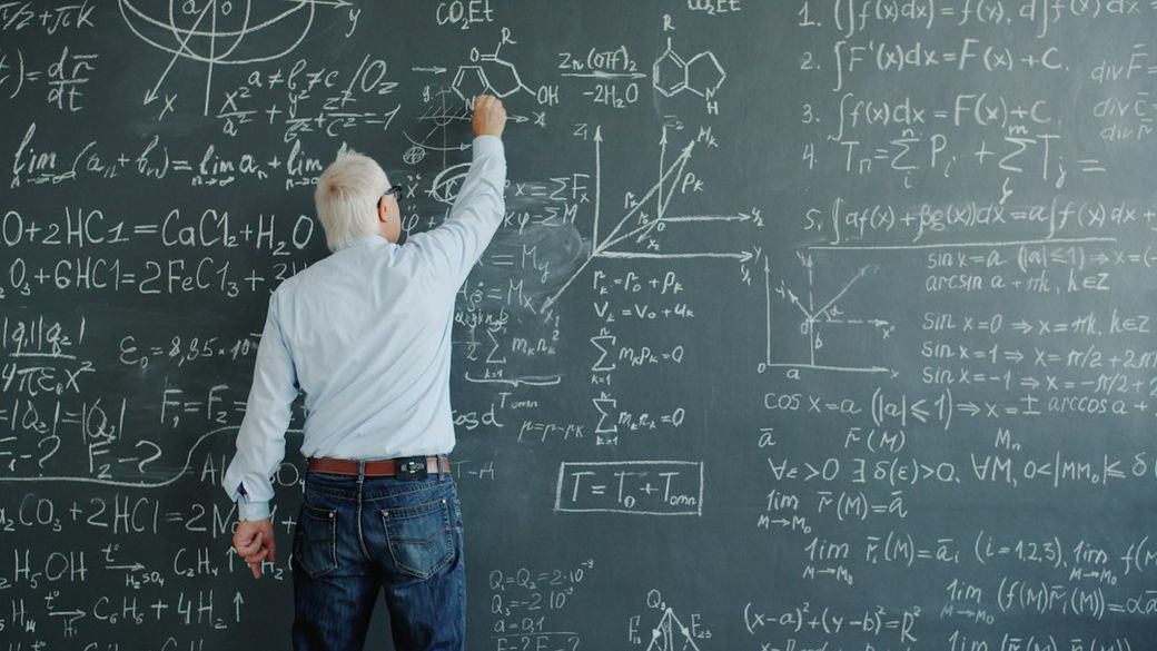 🎬 FULL 4K VIDEO for this still is in my bio link! ⬇️ Scientist is writing formulas on chalkboard underlining equation teaching science in class at university. Education, smart people and knowledge concept. — Credit: Photo by Vitaly Gariev on Unsplash