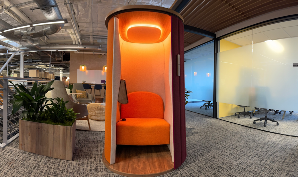 Google has installed "sensory intervention" pods to helps AI teams cope