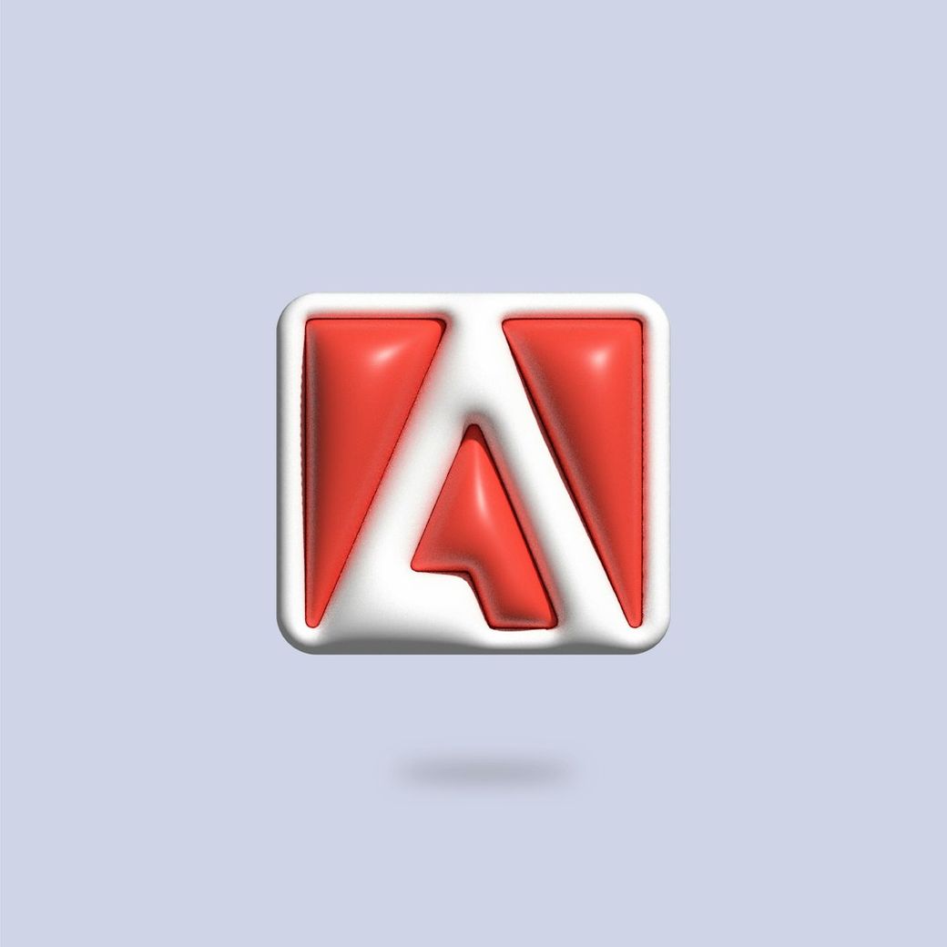 The image features a three-dimensional logo design that prominently displays the letter 'A' in a stylized form, utilizing a combination of red and white colors. The background is a soft lavender hue, enhancing the logo's visual appeal and modernity. — Credit: Photo by Farhat Altaf on Unsplash