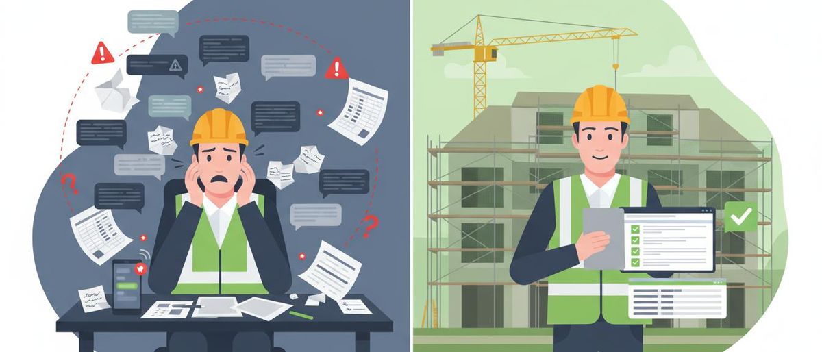 Mängel-Chaos adé: Warum Excel und WhatsApp im Mängelmanagement eine tickende Zeitbombe sind