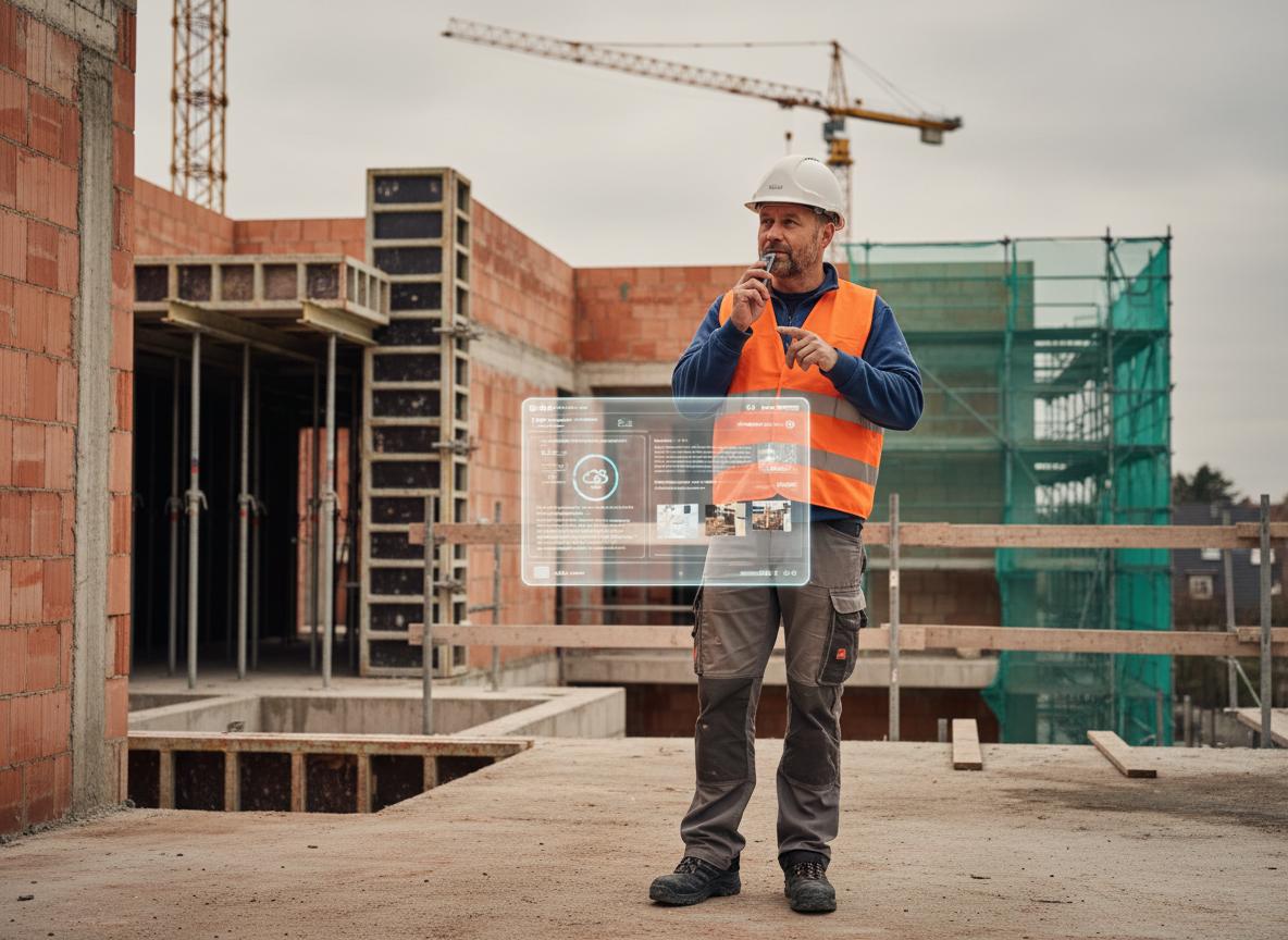 Bautagebuch per Sprache: Wie KI das abendliche Nachschreiben überflüssig macht