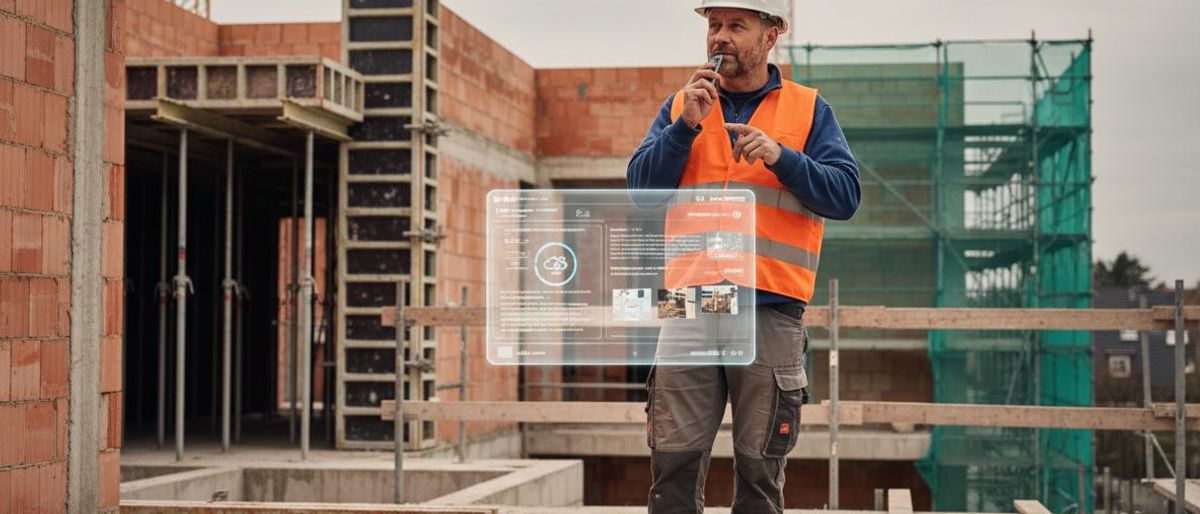 Bautagebuch per Sprache: Wie KI das abendliche Nachschreiben überflüssig macht