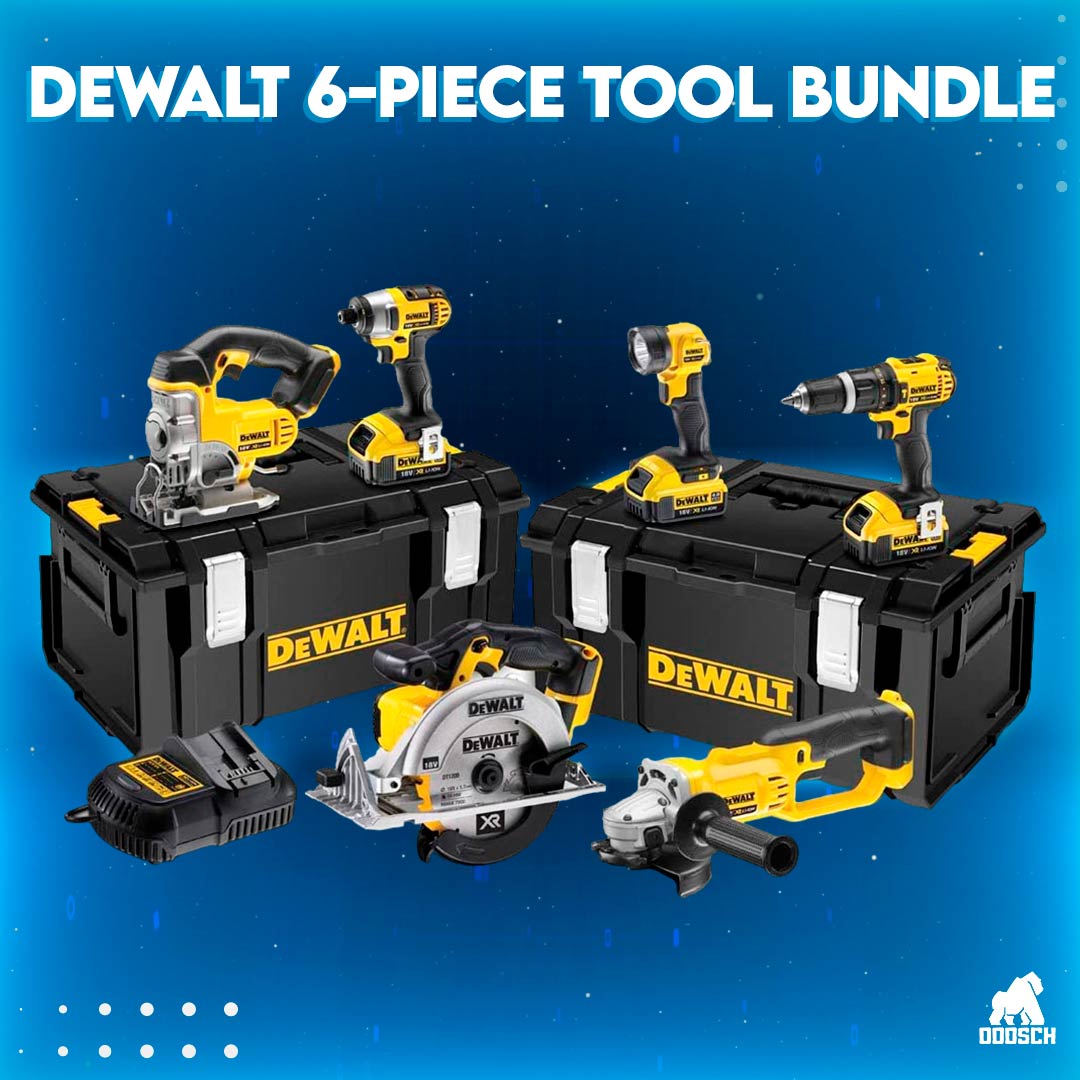 Winner: James Cullinane – DeWalt 6-piece Tool Bundle – Ticket: 82