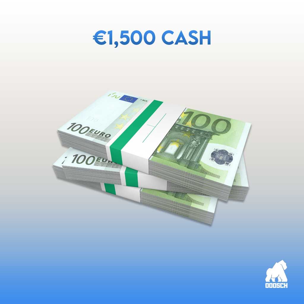 Winner:  Brian Staunton –  €1500 – Ticket: C57