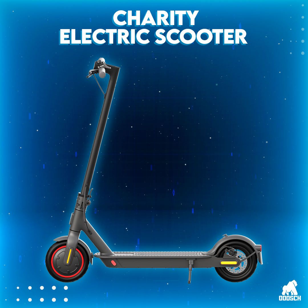 Winner: Colm McAllen – Electric Scooter – Charity – Ticket: B92