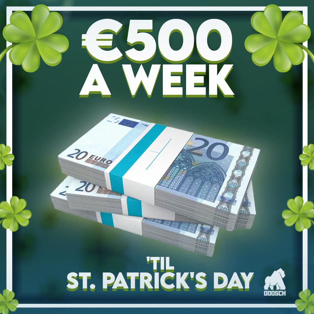 Winner: Emma Mc Cormack –  €500 a week 'til St. Patrick's Day – Ticket: B38