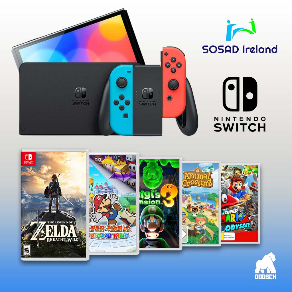 Winner: Stephen Meenaghan –  Charity Comp Nintendo Switch + Game of Choice – Ticket: B96