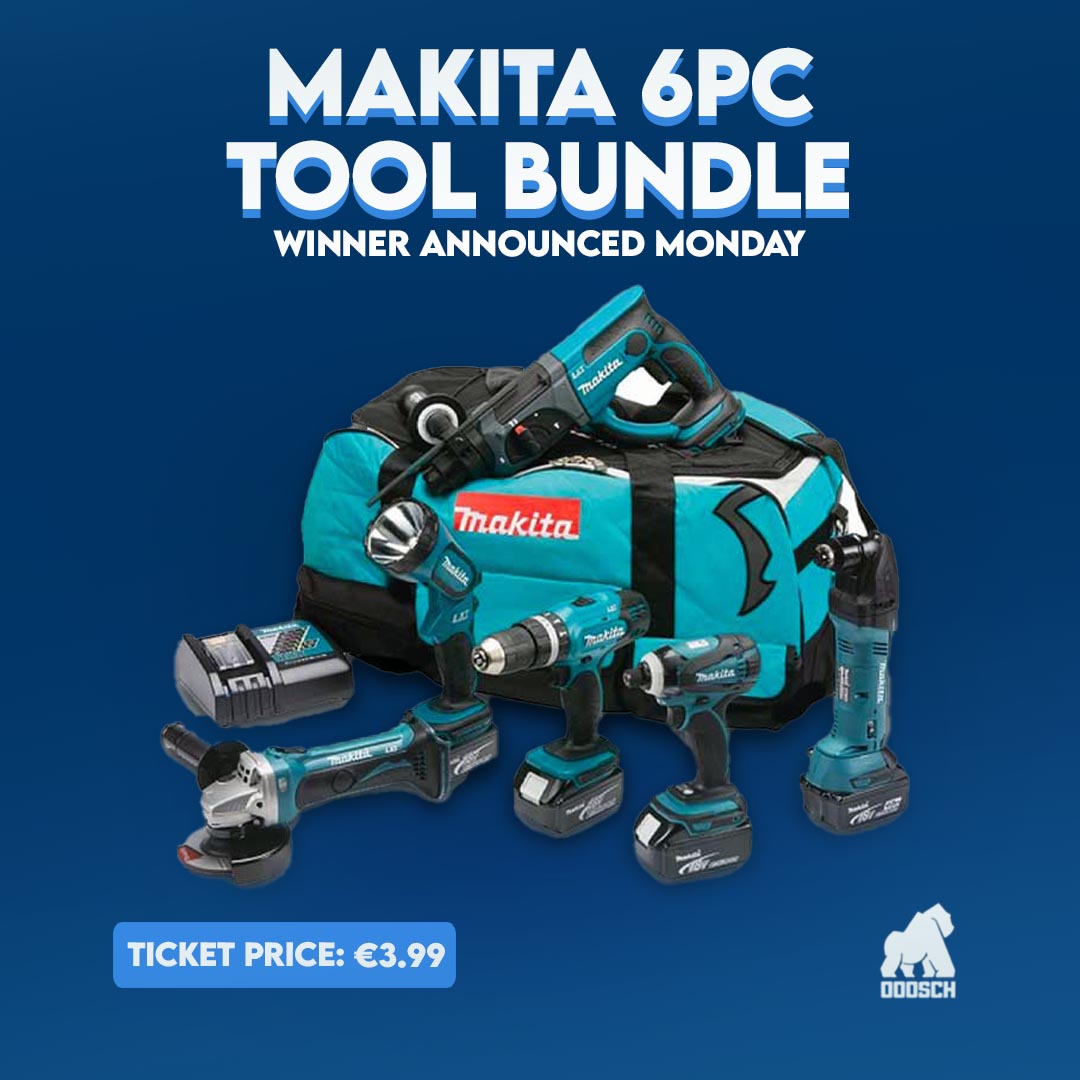 Winner: Gene Lee –  Makita 6pc Tool Bundle – Ticket: A88