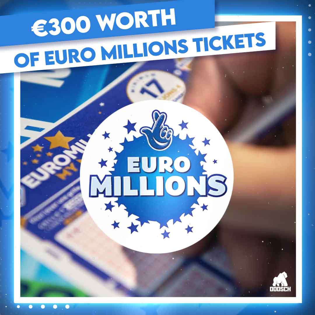 Winner: Katie Quinlan - €300 Euro Worth Of Euro Millions Tickets – Ticket: B32