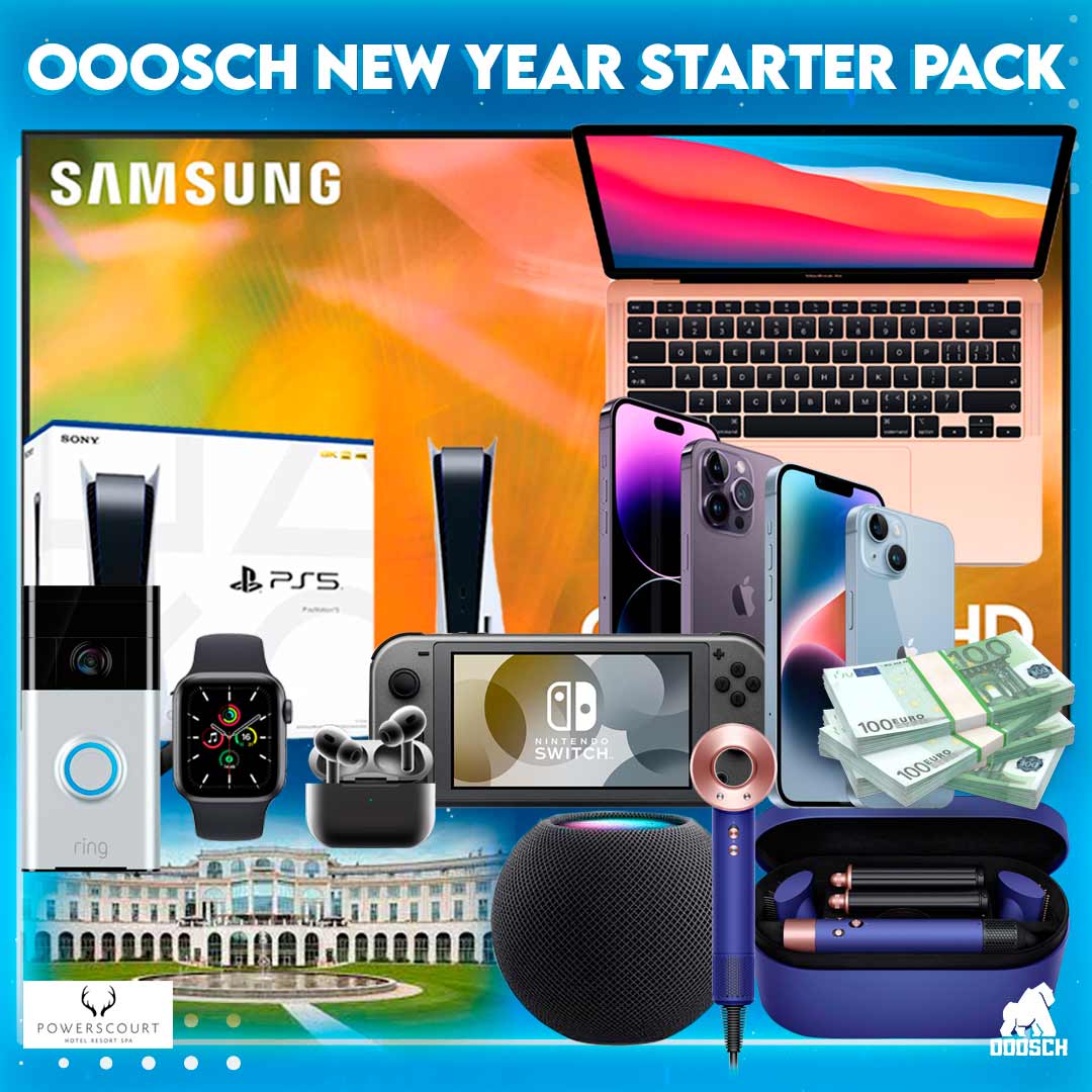 Winner: Stuart O Riordan – Ooosch New Year Starter Pack – Ticket: K7