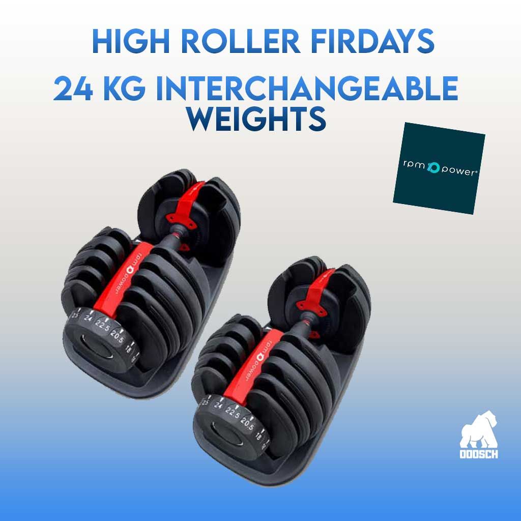 Winner: Thomas Macken –  Interchangeable Weights – Ticket: 26