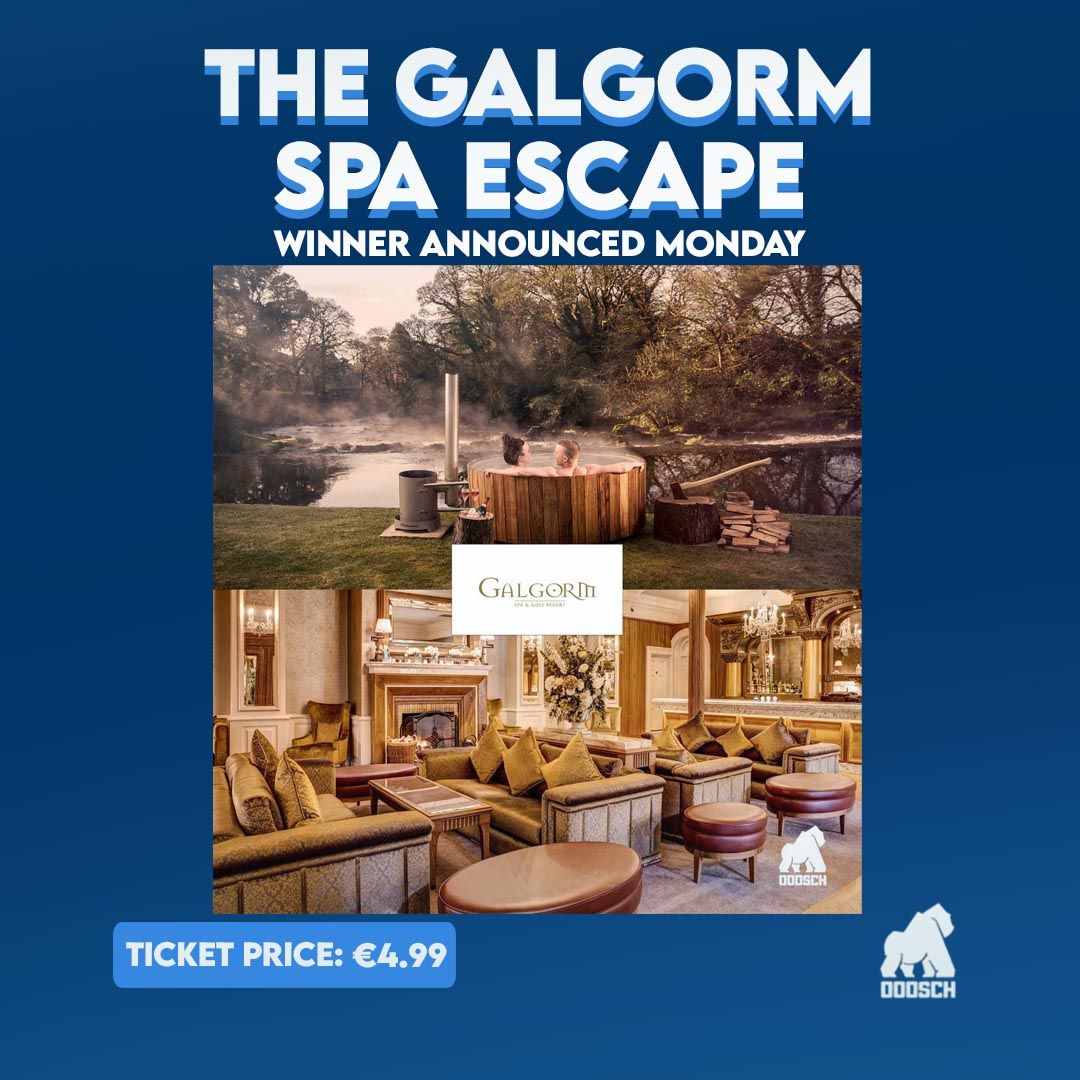 Winner: Leanne O' Reilly  –  The Galgorm Spa Escape – Ticket: B18