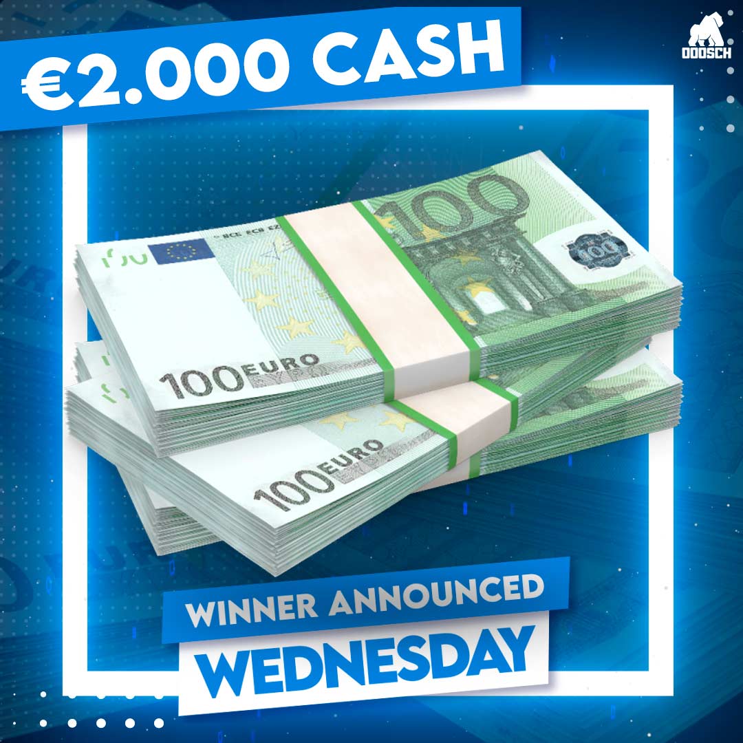 Winner: Rebecca Mulleney – €2K Cash – Ticket: I84