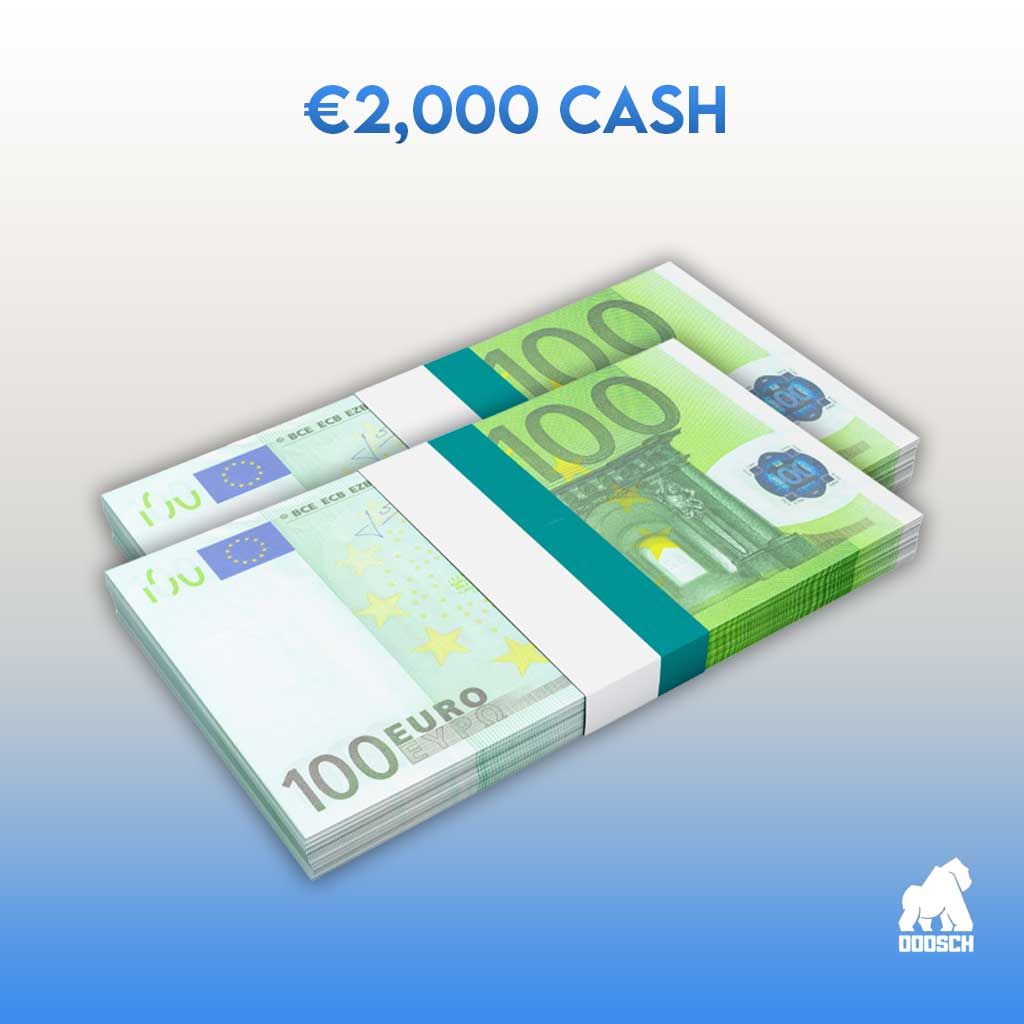 Winner: Catherine Ceelen –  €2,000 Cash – Ticket: G68