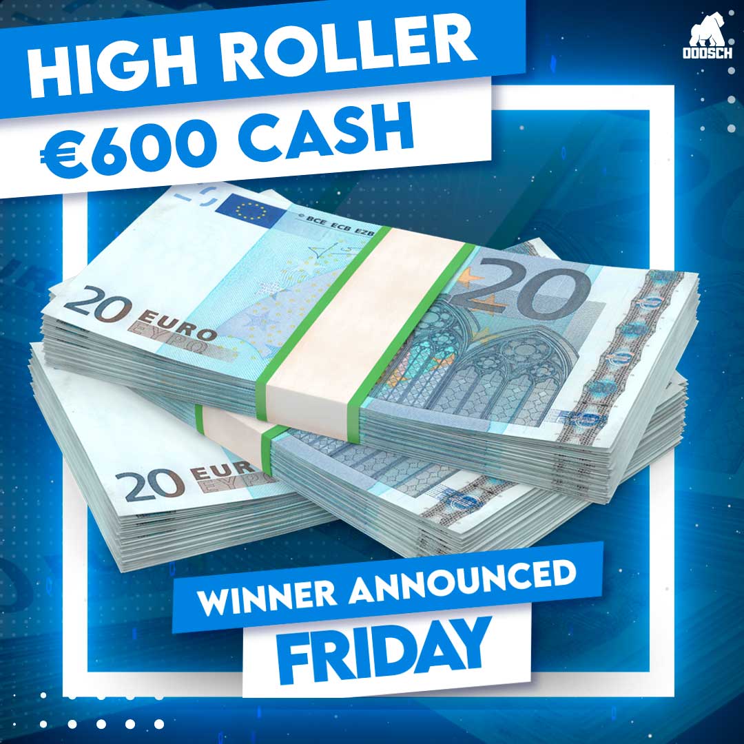 Winner: Jacinta O' Donoghue –  High Roller €600 Cash – Ticket: 50