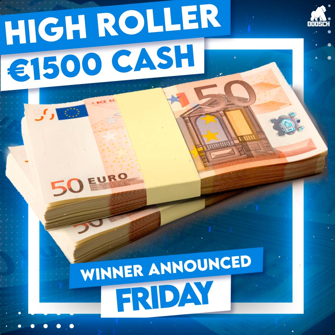 Winner: Niamh Staunton – High Roller €1,500 Cash – Ticket: 59