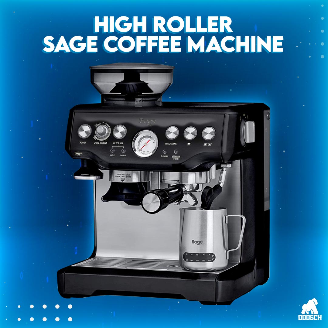 Winner: Anthony Barter – High Roller Sage Coffee Machine– Ticket: 26