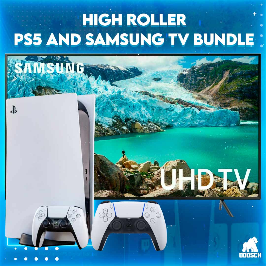 Winner: Dylan O' Sullivan – High Roller PS5 Bundle (PS5 + Samsung 43" TV) – Ticket: 74