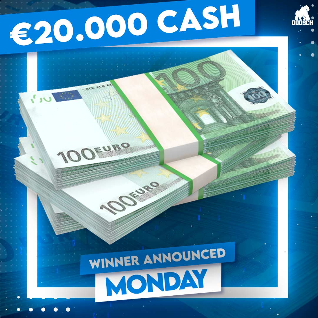 Winner: Mark Gamble – €20,000 Cash – Ticket: Q119