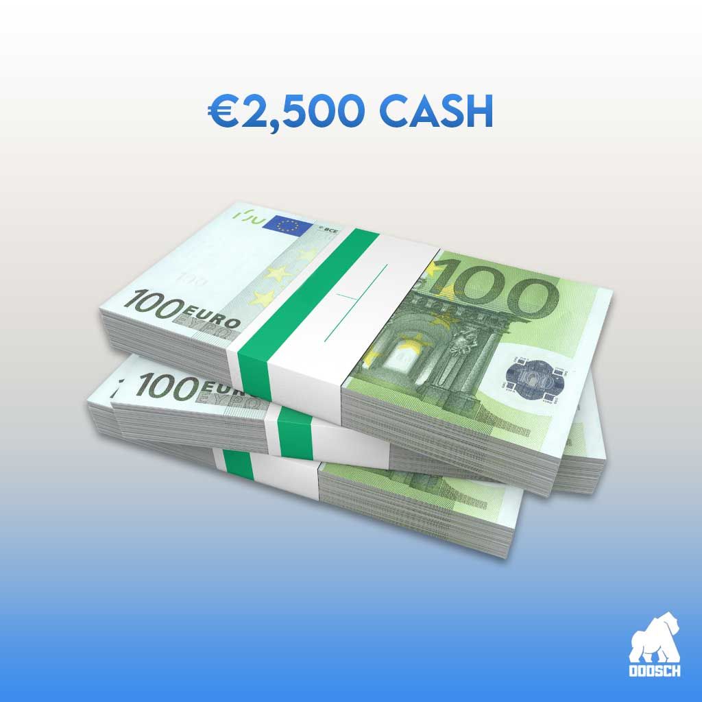 Winner: Colin Kehoe  –  €2,500 Cash – Ticket: D39