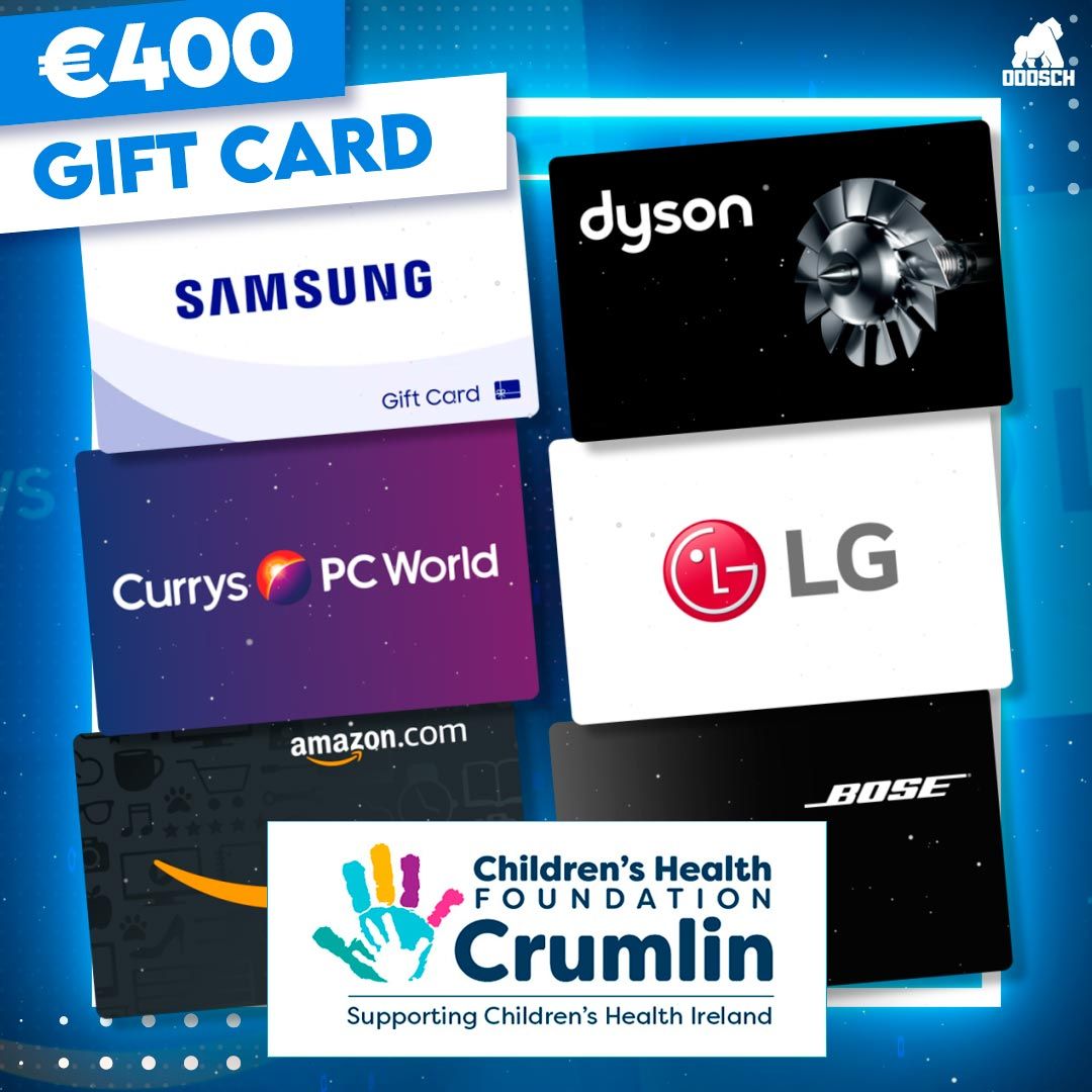 Winner: Leah Hogan – Charity €400 Gift Card Of Your Choice – Ticket: A31