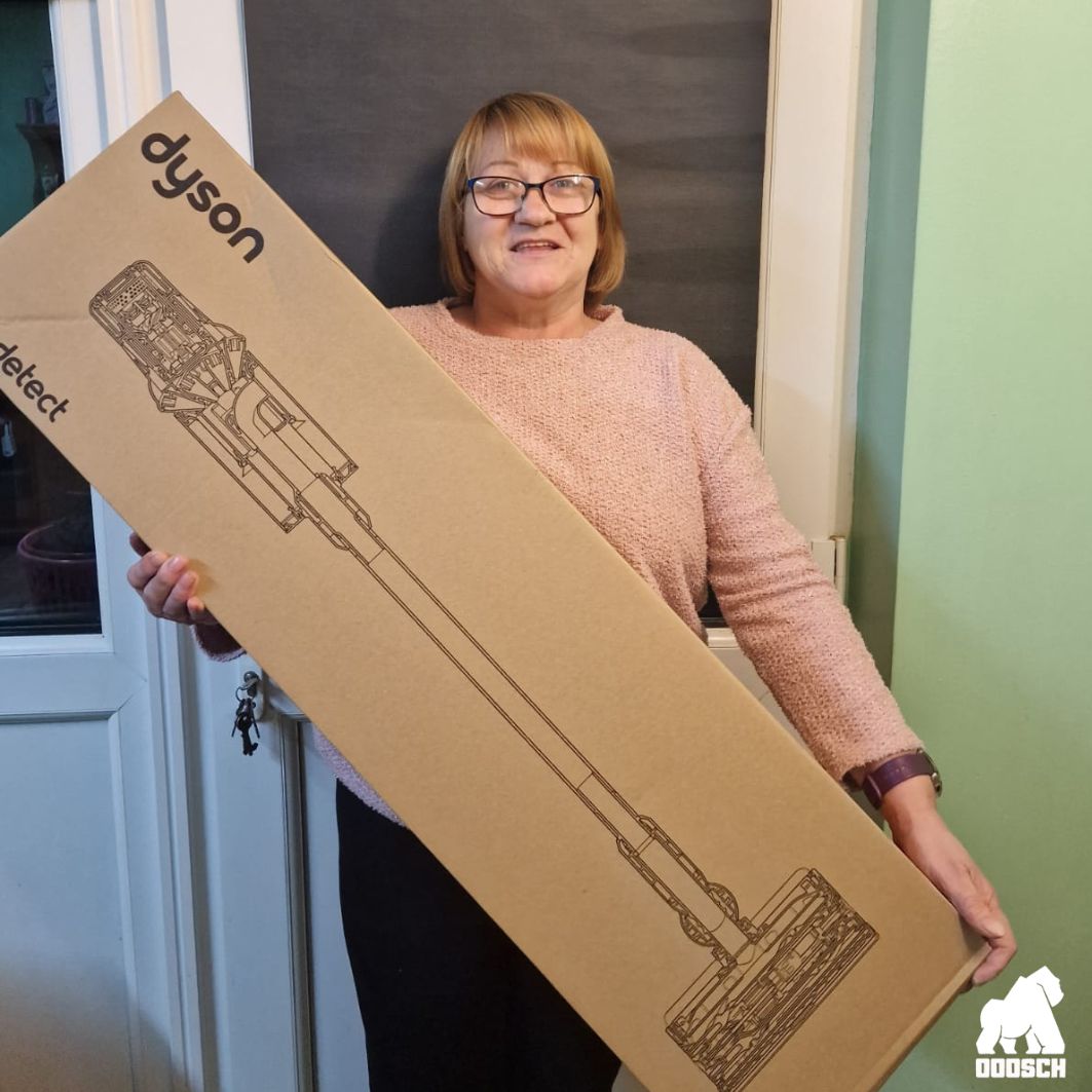 Winner: Mary Benson – Dyson V15 Detect Absolute+ Vacuum – Ticket: B61