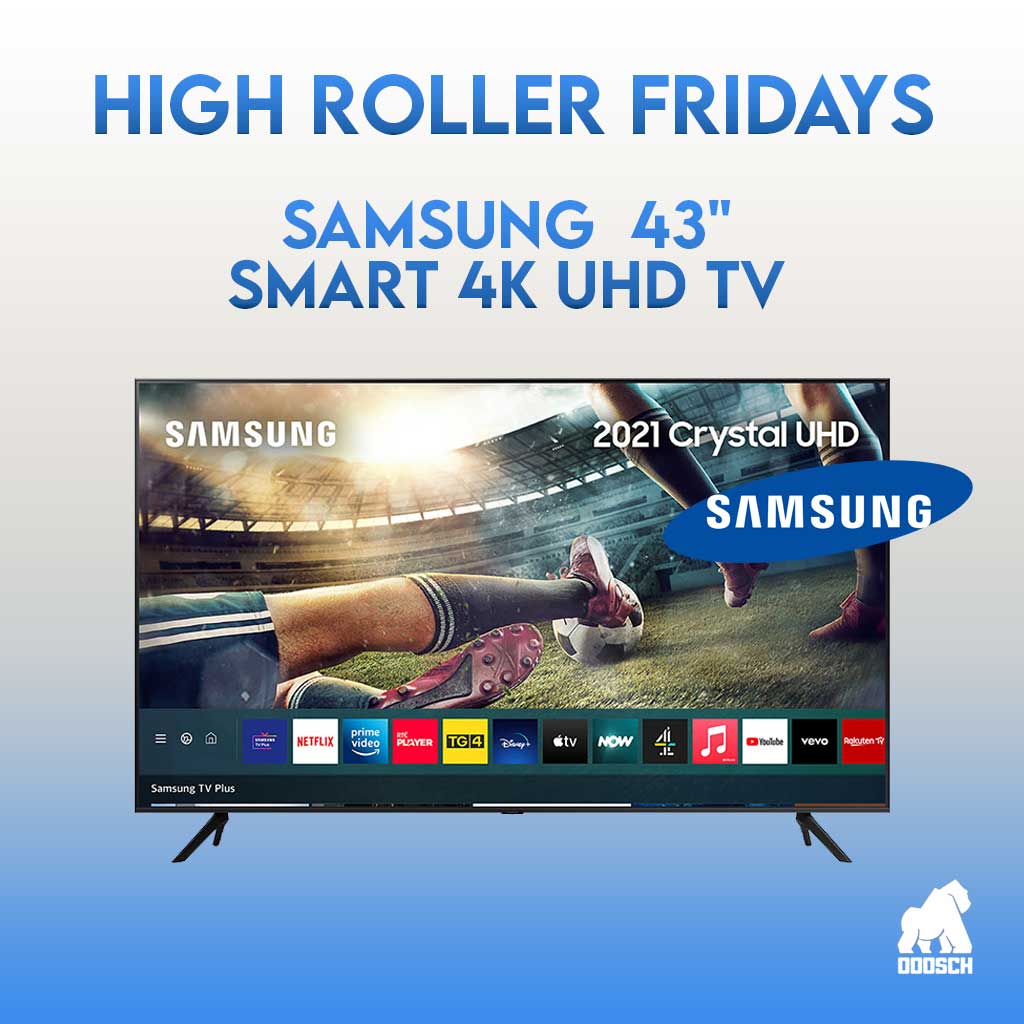 Winner: Shaun O' Neill – High Roller Samsung 43" Smart TV – Ticket: 3