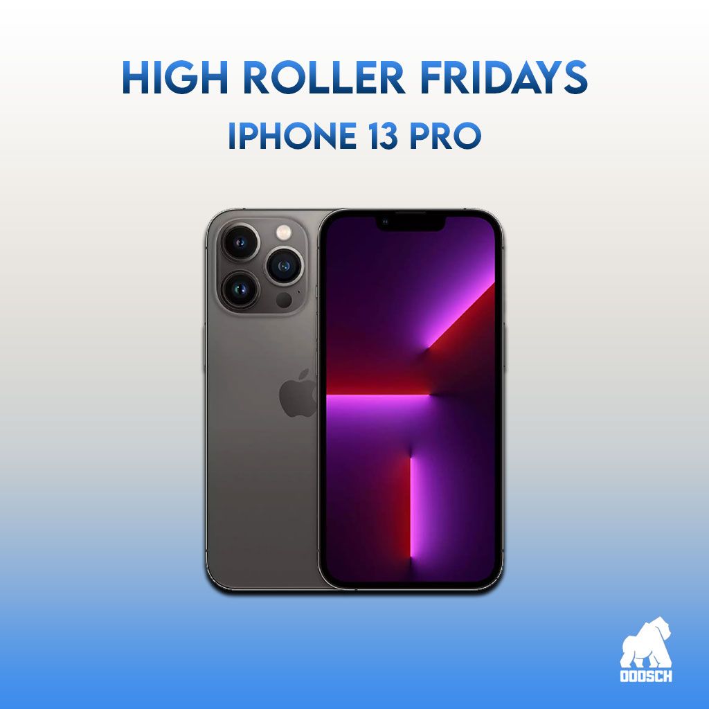 Winner: Will Healy –  High Roller iPhone 13 Pro 256 GB – Ticket: 15