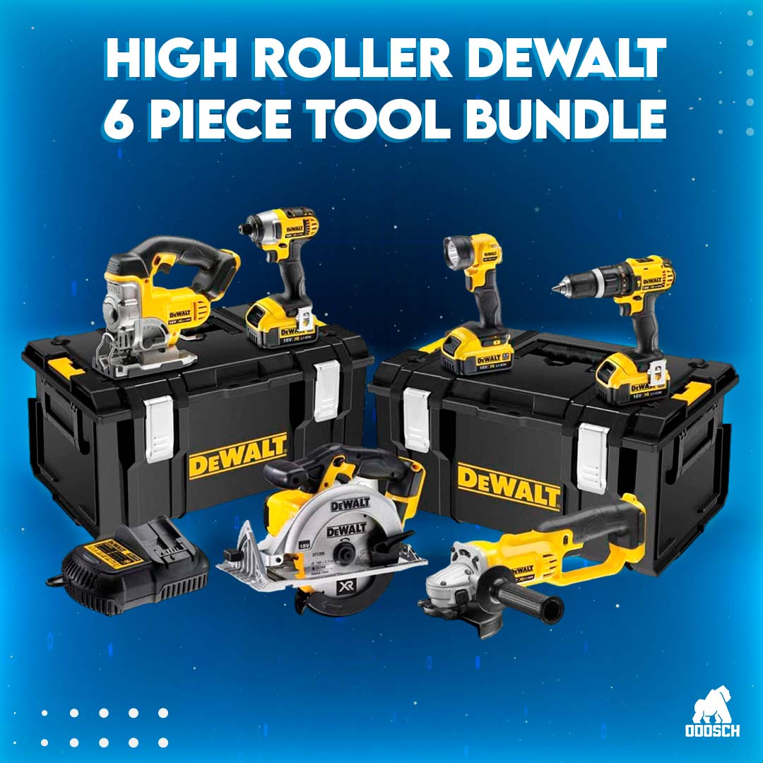 Winner: Keith Masterson - High Roller DeWalt 6-Piece Tool Bundle – Ticket: 7