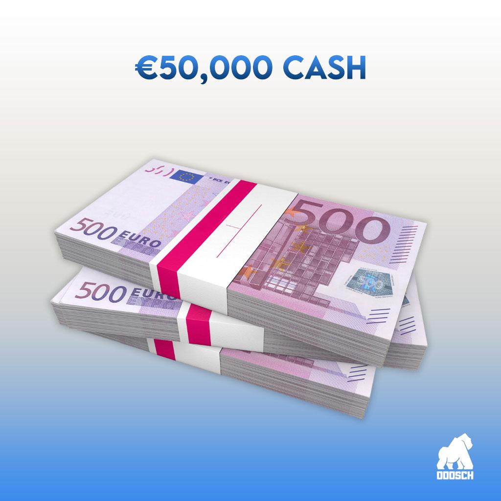 Winner: Rhona Gerrard – €5,000 Cash – Ticket: L43