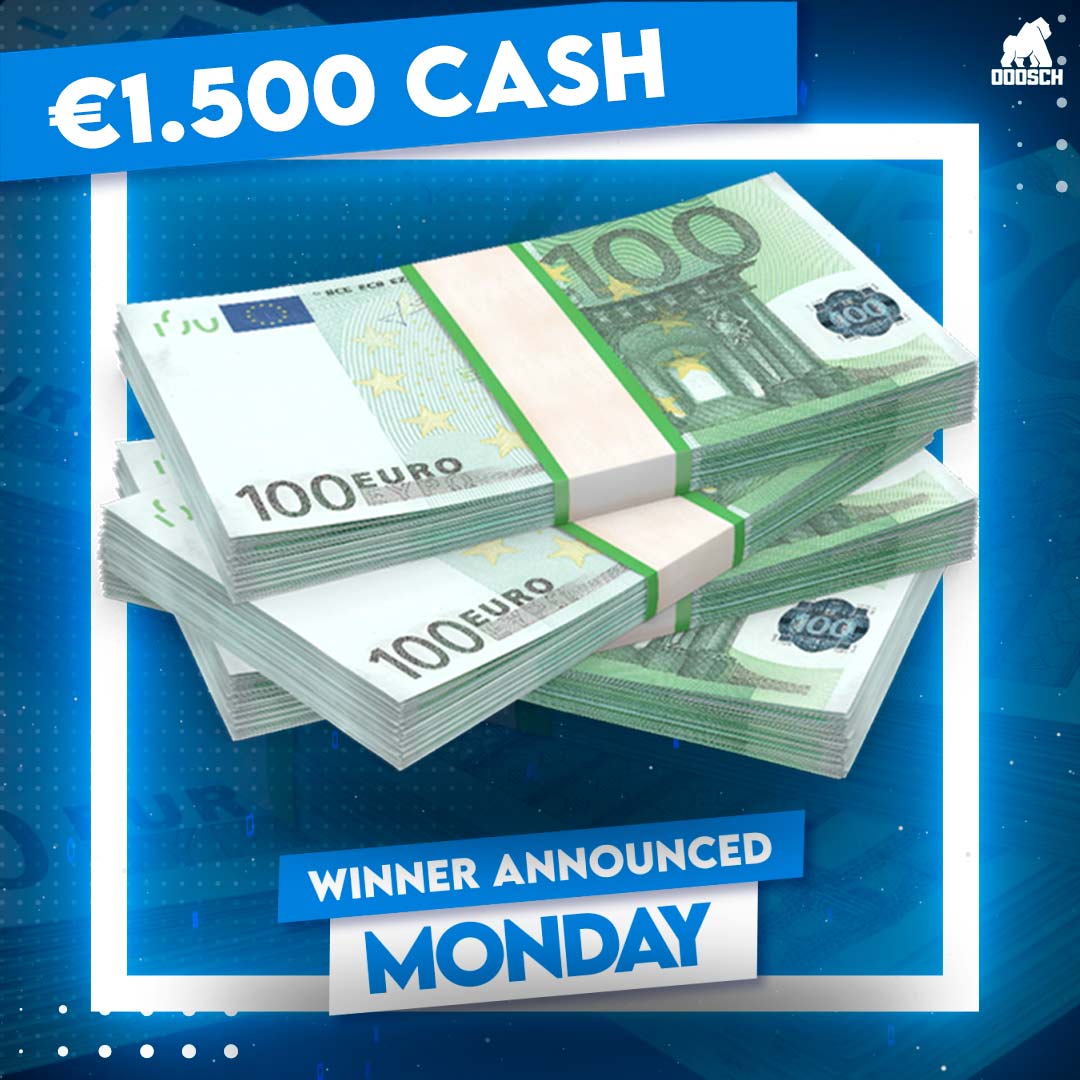 Winner: Ivan Jon Jovy Maglalang – €1,500 Cash – Ticket: F39