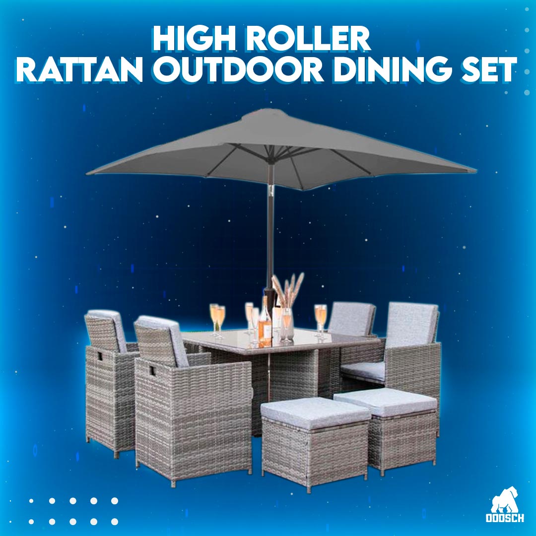 Winner: Ann Marie Byrne – High Roller Rattan Outdoor Dining Set – Ticket: 57